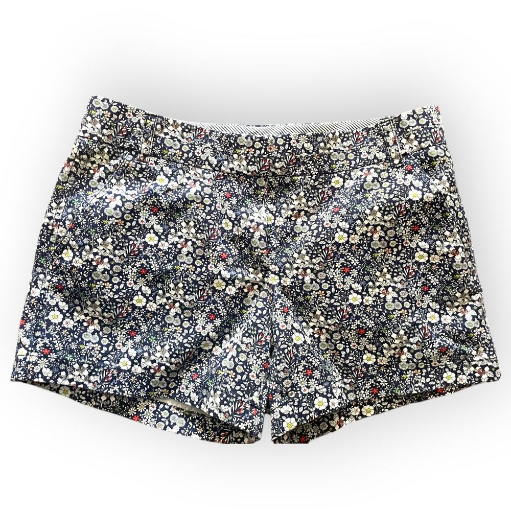 J. Crew Liberty floral art fabrics women's shorts | sz 8 | euc